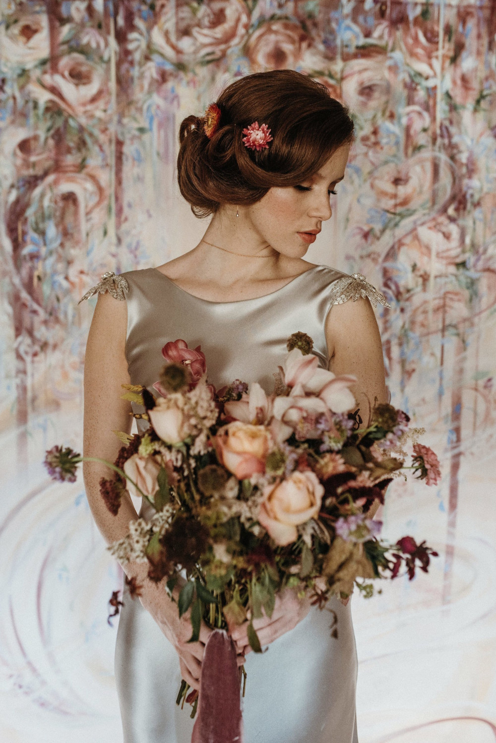 An Ethereal Art Nouveau Inspired Bridal Shoot Julia Jeckell Hair and
