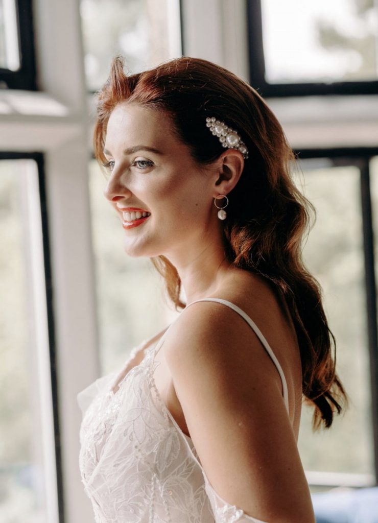 Hollywood waves bridal hair trend