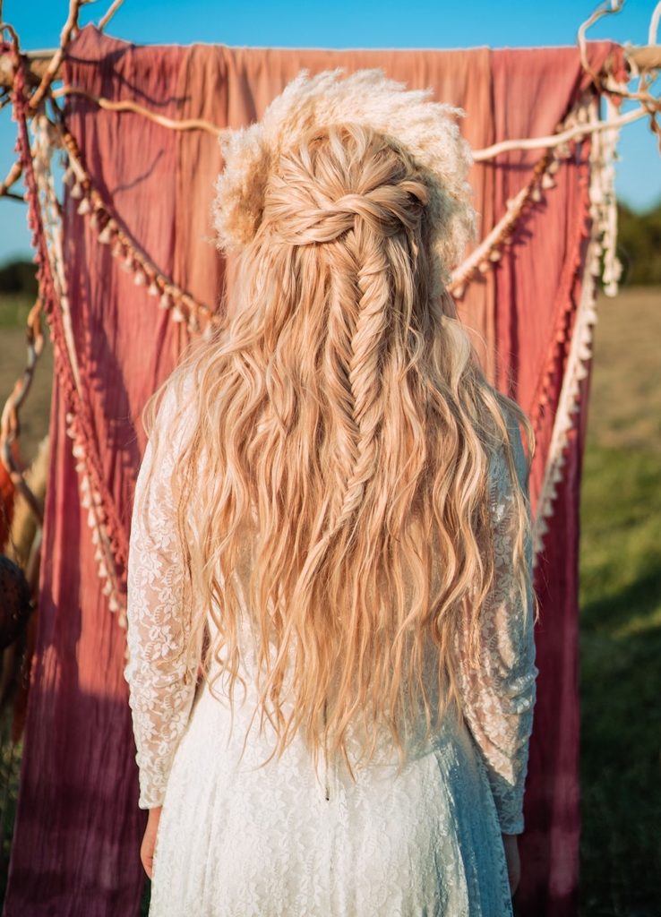 Wedding Hairstyles for Festival Brides