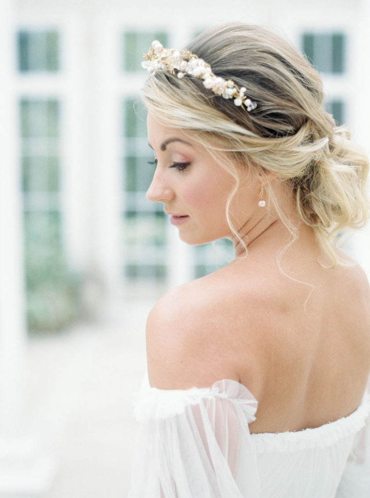 Off The Shoulder Wedding Dress Hairstyles Online