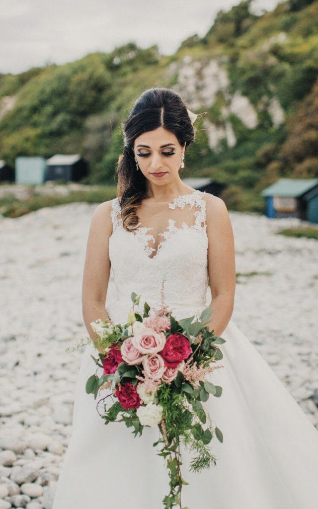 Best Hairstyles for an Off-the-Shoulder Wedding Dress