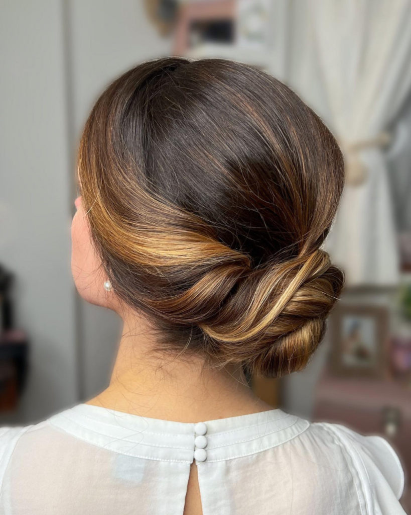 Sleek Low Bun Wedding Hairstyles